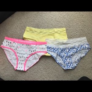 Summer Set of 3 Victoria Secret's Panties
